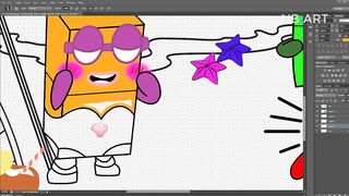 Numberblock 2 Accidentally Wore a Bikini | Numberblocks Fanmade Coloring Story