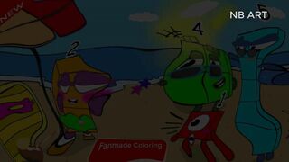 Numberblock 2 Accidentally Wore a Bikini | Numberblocks Fanmade Coloring Story