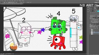 Numberblock 2 Accidentally Wore a Bikini | Numberblocks Fanmade Coloring Story