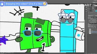 Numberblock 2 Accidentally Wore a Bikini | Numberblocks Fanmade Coloring Story