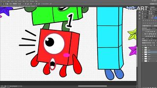 Numberblock 2 Accidentally Wore a Bikini | Numberblocks Fanmade Coloring Story