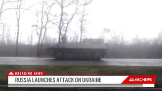 Russia Launches Attack On Ukraine Overnight