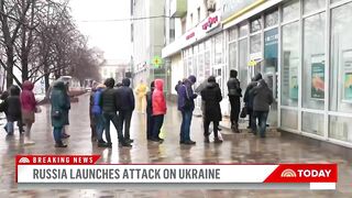 Russia Launches Attack On Ukraine Overnight