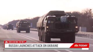 Russia Launches Attack On Ukraine Overnight