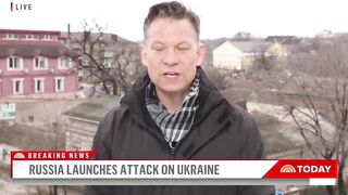 Russia Launches Attack On Ukraine Overnight