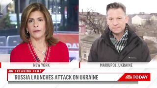 Russia Launches Attack On Ukraine Overnight