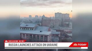 Russia Launches Attack On Ukraine Overnight