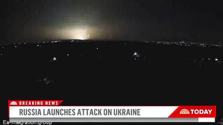 Russia Launches Attack On Ukraine Overnight