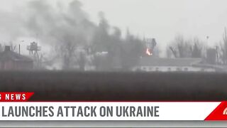 Russia Launches Attack On Ukraine Overnight