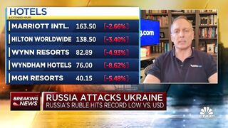 Russian invasion of Ukraine likely won't impact travel, says Booking Holdings CEO