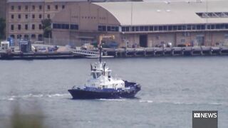 Antarctic icebreaker not yet cleared to travel under Hobart's Tasman Bridge | ABC News