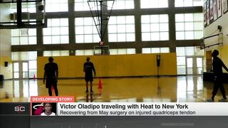 Victor Oladipo traveling to New York with Heat ???? | SportsCenter