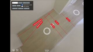 Distance measurements directly on 3d models in krpano