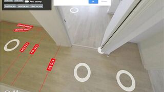 Distance measurements directly on 3d models in krpano