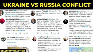 Celebrities Reaction On Ukraine Vs Russia War | Ukraine Russia News | Putin | NATO | WW3