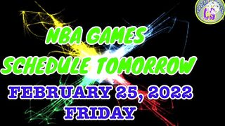 NBA STANDINGS TODAY AS OF FEBRUARY 24, 2022 | NBA GAMES SCHEDULE TOMORROW FEBRUARY 25, 2022