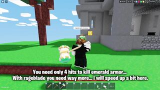 This deals more damage than Rageblade now... Roblox Bedwars