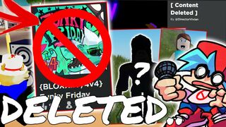 funky friday JUST GOT HACKED/AGAIN DELETED BY THIS ROBLOX HACKER..