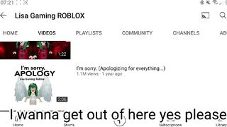 roasting (I mean reacting) to @Lisa Gaming ROBLOX