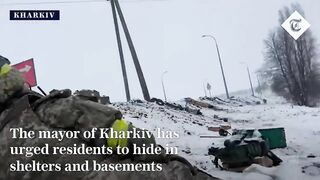 Ukrainian soldiers on front line come under attack | Kharkiv dispatch