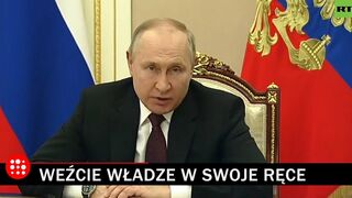 PUTIN ODPOWIEDZIAŁ: Władze Ukrainy to "narkomani i neonaziści"