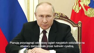 PUTIN ODPOWIEDZIAŁ: Władze Ukrainy to "narkomani i neonaziści"