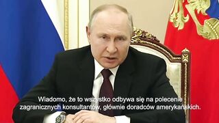 PUTIN ODPOWIEDZIAŁ: Władze Ukrainy to "narkomani i neonaziści"