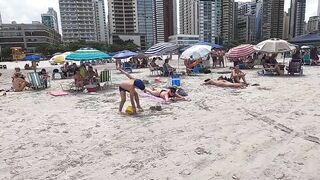 ???????? BRAZİL Balneario Camboriu Beach Walk Tour ????