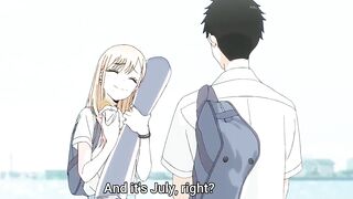 Kitagawa and Gojo Dating on Beach - My Dress Up Darling Episode 8