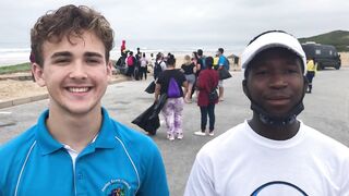 Mossel Bay youth on a roll during beach clean-up