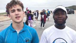 Mossel Bay youth on a roll during beach clean-up