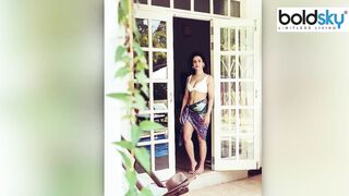 Sanya Malhotra ने White Bikini में Flaunt किया Bold Look Viral, Watch Video | Boldsky