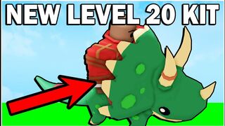 THE LEVEL 20 DINO TAMER KIT IS SCARY... (Roblox Bedwars Season 5)