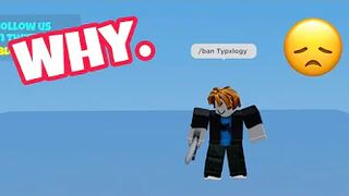 A Hacker BANNED Me In Roblox Bedwars.