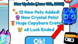 OMG! *CRYSTAL UPDATE* ???? New Crystal Pet ???? Leaks in Pet Simulator X! (Roblox)