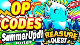TREASURE QUEST CODES *SPRING UPDATE* ALL NEW SECRET OP ROBLOX TREASURE QUEST CODES!
