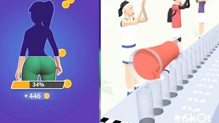 Twerk race 3d vs Juice run ALL LEVEL GAMEPLAY ANDROID IOS walkthrough