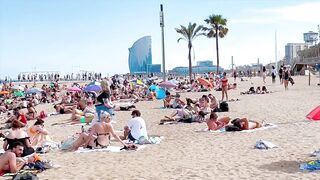 Barcelona beach walk/ beach Somorrostro ????️????????Spain best beaches