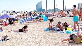 Barcelona beach walk/ beach Somorrostro ????️????????Spain best beaches