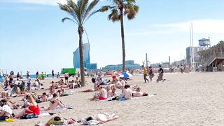 Barcelona beach walk/ beach Somorrostro ????️????????Spain best beaches