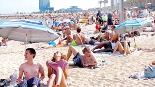 Barcelona beach walk/ beach Somorrostro ????️????????Spain best beaches