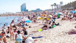 Barcelona beach walk/ beach Somorrostro ????️????????Spain best beaches