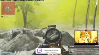 TWITCH CHEATER USES HACKS ON STREAM-BULLETS DO 0 DAMAGE????