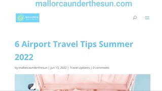 Essential Airport Travel Tips, Mallorca (Majorca), Spain