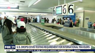 Philadelphia locals react as U.S. drops COVID test requirement for international travel