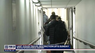 Final COVID-19 travel restriction lifts Sunday | FOX 13 Seattle