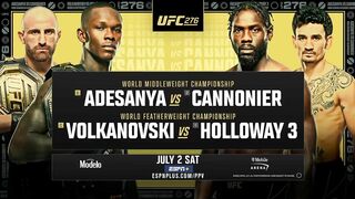 UFC 276: Adesanya vs Cannonier - No Easy Way Out | Official Trailer | July 2