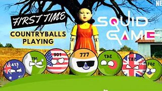 Countryballs-Squid Games | Countryballs playing squid games first time #animation #pwa #countryballs