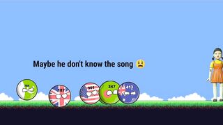 Countryballs-Squid Games | Countryballs playing squid games first time #animation #pwa #countryballs