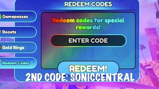 5 WORKING CODES IN SONIC SPEED SIMULATOR ROBLOX